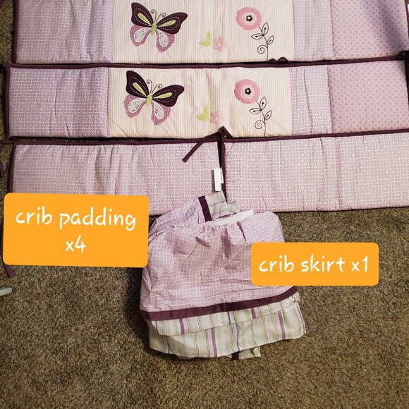 Lambs & Ivy crib set - Picture 3 of 8